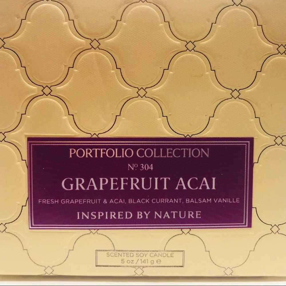 Aquiesse Grapefruit Acai Candle 5 oz.